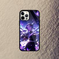 S-Shinobu Kocho dėklas telefonui iPhone 16,15,14,13,12,11,Pro,Max,Plus,Mini,SE Naujas Magsafe magnetinis belaidis įkrovimas iPhone15 blue