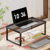 Laptop Stand Heat Dissipation Barbecue Stand Support Stand Home Desktop Height Increasing Stand Suspended Office Desk Dormitory KTY black