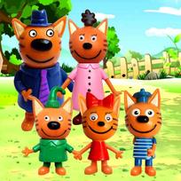 Stock5PcsBag In Russian Cartoon Anime KidECats Action Figure Desktop Decoration Desktop Decorationation Mini Doll ChildrenS Toys no box orange