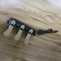 Universalus metalinis sustain pedalas elektriniam pianinui ir elektroniniams klavišiniams black