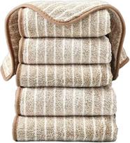 Absorbent Microfiber Cleaning Cloths Thick Quick Dry Bamboo Charcoal Fiber Towels for Car & Kitchen Non-Stick & Washable 5PCS ruda