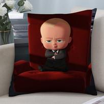 B-Boss B-Baby Pillow Case Short Plush Sofa Decorative Gift Home Double-Sided Printing Cushion Short plush 80*80(CM)-1Pcs