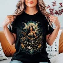 Artemis Goddess Shirt: Pagan Witch T-Shirt | Wiccan Lunar Unisex Tee | Divine Feminine Witchcraft Apparel 3XL brown