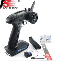 Flysky Fs-Gt5 2.4G 6Ch Afhds Rc Transmitter With Fs-Bs6 Receiver For Rc Car Crawler Boat Vehicle Rc Model Car Parts black