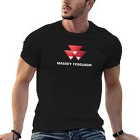 Massey Ferguson Žemės ūkio Marškinėliai Madingi Grafiniai Marškinėliai Unisex M black