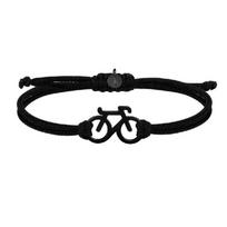Untarnished Cycle Chain Bangle Permanent Comfortable Unisex Wristband For Cycling Enthusiasts And Fashion Beloveds black