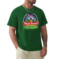 Alton Towers Scarefest 74 TShirt cute clothes shirts graphic Tshirts for Unisex cotton L black