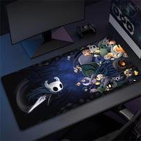 HD Printing Cool Hollow Knight Silksong Mouse Pad Table Mats Computer Mousepad Company Big Desk Mat XXL Large PC Gamer Mousepads 30cmx60cm(11.8x23.6inch) black
