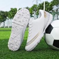 Jaunimo Vaikų Neslystantys Dygliukai Futbolo Batai Žemi Sportiniai Treniruočių Batai 44 balta