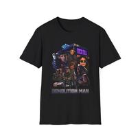 Demolition Man Movie Collage T-Shirt | Retro Action S black