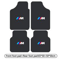 Automobilio grindų kilimėliai Neslystantys Vandeniui atsparūs Priekiniai ir Galiniai Apsaugos Pėdai BMW Performance M E46 E90 F20 E39 F10 X3 E83 E61 Automobilio Aksesuaras