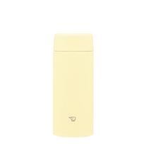Zojirushi Stainless Steel Water Bottle 360ml, Vacuum Insulated Mug, Dishwasher Safe, Seamless Cap, Easy Clean (2 Parts), Pale Citrus SU-AA36-YM white
