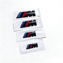 Metalinis automobilio bagažinės ženklelis Emblema Priedai BMW M E34 E36 E60 E90 E46 E39 F10 F30 X5 X6 M3 M5 E71 F01 F02 3D pilkas ženklelis Raidės 9cm