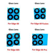Galinės kameros stiklinis lęšis Motorola Edge 60 60s Pro Stylus Fusion Neo kameros lęšiui Kameros dangtelio keitimas+Lipni juostelė Edge 60 Neo black