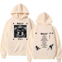 Kanye West Bully Album 2026 Tour Print Hoodie Men Women Gothic Punk O-Neck Pullover Loose Casual Hip-hop Streetwear Sweatshirts XL beige