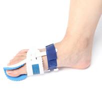2pcs Hallux Valgus Corrector Bunion Splints Toe Straightener Separator for Foot Care beige