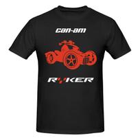 Limited Can Am Ryker Loose Tshirt Sporty Trendy Soft Tones Tees S red