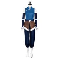Legend of Korra 4 sezonas Cosplay kostiumas Suaugusiųjų dydis Avataras Korra Apranga Vyrams Ir Moterims M mėlyna