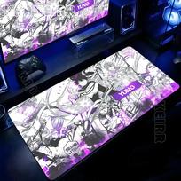 Anime Juodasis dobilas pelės kilimėlis HD spausdinimas Kompiuterinių žaidėjų Užrakintas kraštas Neslystantis pelės kilimėlis XXL 90x40cm Klaviatūros PC stalo kilimėlis Funda 30x80cm