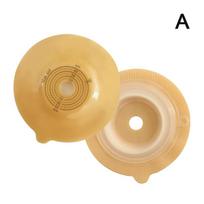 Colostomy Bags Baseplates Hydrocolloid Stoma Care Durable Skin Barriers Ostomy Bags Plates as the picture beige