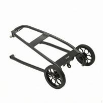 Rear Cargo Rack with Wheels Rolling Bike Rollers Easy to Install for Commuters, 20 Inch