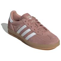 Adidas Originals GAZELLE INDOOR Comfortable And Lightweight Low top Skateboard Shoes Women's Pink White JS1397 37⅓ gray