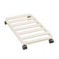Moving Load Trolley LowProfile Rolling Base with Wheels Portable Utility Cart for Home, balta