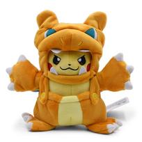 Cos Eevee Pikachu Cosplay Pliušiniai Žaislai Charizard Pliušas Lucario Pripildytas Gyvūnas Lėlė Pliušiniai Mielas Animacinis Dovana Animacinis 20-25CM brown