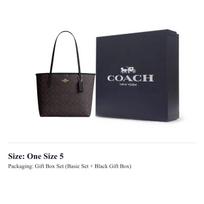 COACH City dengto drobės peties rankinė, vidutinio dydžio, moteriška, auksinė ir riešuto mediena bei juoda CDX82-IMXAQ One Size 5 black