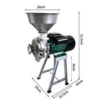 Didelės galios 150 tipo grūdų ir javų malūnėlis: Ryžių, Kukurūzų Smulkintuvas & Miltų Malūnėlis 150 Type Dry Mill gray