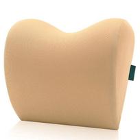 2pcs /1pc Car Headrest Neck Pillow For Seat Chair In Auto Memory Foam Cotton Cushion Fabric Cover Soft Head Rest Travel Beige 1pc beige
