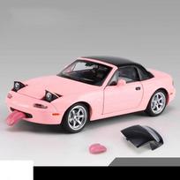 Nauja 1:32 „Mazda MX5 MX-5 Supercar“ metalo lydinio liejami žaislai Automobilių modeliai Kolekcionuojami daiktai Gimtadienio dovanos Garsas ir šviesa Vaikų žaislai Pomėgiai rožinė
