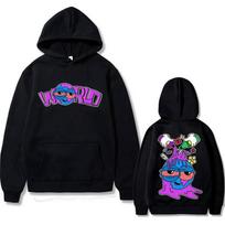 Reperio Juice Wrld 999 grafinis džemperis su gobtuvu S juoda