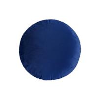 Patogus aksominis apvalus pagalvės užvalkalas namų ir biuro dekorui Diameter 45cm blue