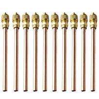 10pcs Copper Tube Access Valves for Air Conditioner Refrigeration Units