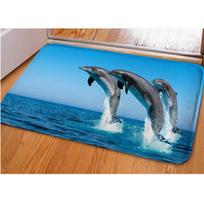 Cool Shark Dolphin Print Home Floor Carpet Living Bedroom Nonslip Kitchen Mat Rugs Tapis Alfombra KTY 5 gray