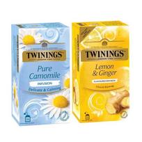 Twinings Super Saver Combo (25s LEMON & GINGER TB HS +25S CAMOMILE TB HS gray