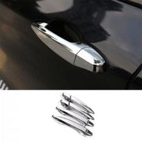Fit For BMW X5 X6 F15 F16 2014-2018 ABS Chrome Outside Door Handle Cover Trim gray