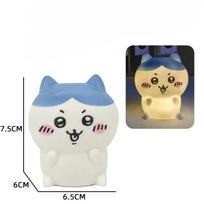 Chiikawa Anime LED Naktinė Lempa Hachiware Usagi Triušio Lempa Miegamojo Darbalaukio Dekoras Gimtadienio Dovana Vaikams Geriausia Dovana Žaislas 7cm