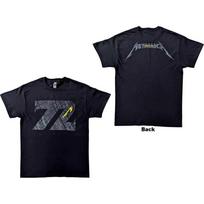 Metallica 72 Seasons Degęs Logotipas Roko Grupės Grafinis Marškinėlis S-4XL Unisex T-Shirt L black