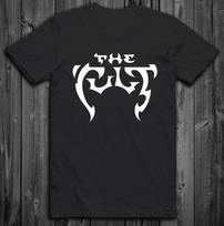 THE CULT Elektrinis Logotipas 80-ųjų Anglų Alternatyvaus Roko Grupė ant S-6XL Marškinėlių Unisex T-Shirt XXXL white