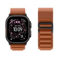Strap for Apple Watch Band Ultra 3 2 49mm 46mm 45mm 44mm 42 40 41 2025 Trail Alpine Loop Correa Bracelet iWatch Series 11 10 SE 40 41 42(S10 11)MM terakotos spalvos