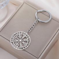 Vegvisir Pakabukas Karoliai Šiaurės Vikingų Rūnos Kompasas Apsaugos Amuletas Nerūdijančio Plieno Papuošalai Vyrams Moterims gray