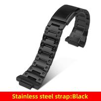 5600 5610 Metalinis dėklas Laikrodžio apyrankės Modifikavimo rinkinys, skirtas Casio G-Shock 3299 DW5600 DW5610 GW-B5600 DW-5600 Pakeisti Santos stiliaus rėmelį Dirželį For DW5600 GW-B5600 gray