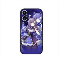 skirta Motorola Moto G54 G05 G24 G67 G55 G75 G85 G15 G57 G86 Power Edge 50 30 Ultra Fusion neo Pro dėklas Genshin Impact Ganyu Keqing Motorola Moto G86 Power blue