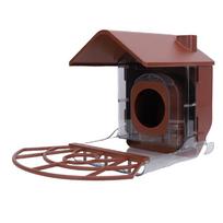 Outdoor Bird Feeder Fit for Google Nest Camera with Camera Case for Bird Watching Easy Install black