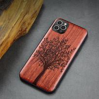 Tikro medžio telefono dėklas iPhone 15 Pro Max dėklui Atsparus smūgiams medinis dangtelis iPhone 11 12 13 14 15 Pro XR XS Max 7 8 Plus Funda for iPhone 15