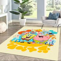 Spongebob ir draugų nuotykių aikštės kilimai yra puikus pasirinkimas svetainėms, miegamiesiems, namų dekoravimui ir kaip dovanos. 80cmx120cm