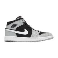 Jordan 1 Mid SE Elephant Print 42.5 black