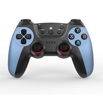 2.4G belaidis žaidimų valdiklis Android TV dėžutei, PC, PS3, Steam žaidimų pultelis su Turbo funkcija 18*17*6cm mėlyna